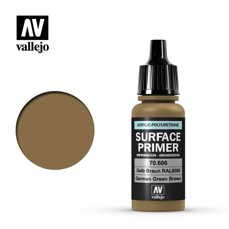 Vallejo Surface Primer Ger Green Brown 17 ml 70606-Vallejo-Radaddel