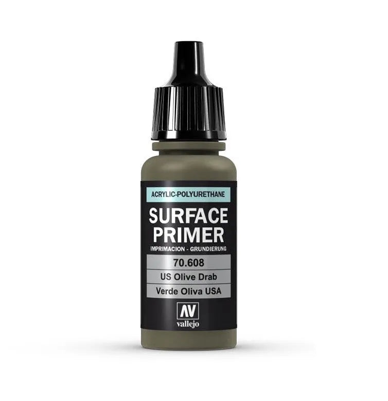 Vallejo Surface Primer US Olive Drab 17 ml 70608-Vallejo-Radaddel
