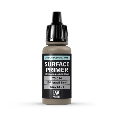 Vallejo Surface Primer IDF Israeli Sand Grey 61-73 17 ml 70614-Vallejo-Radaddel