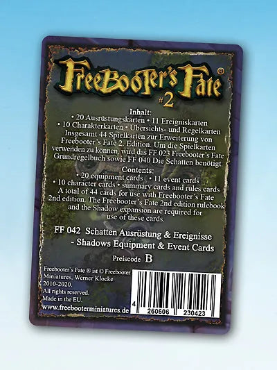 Schatten Ausrüstung & Ereignisse-Freebooter Miniatures-Radaddel