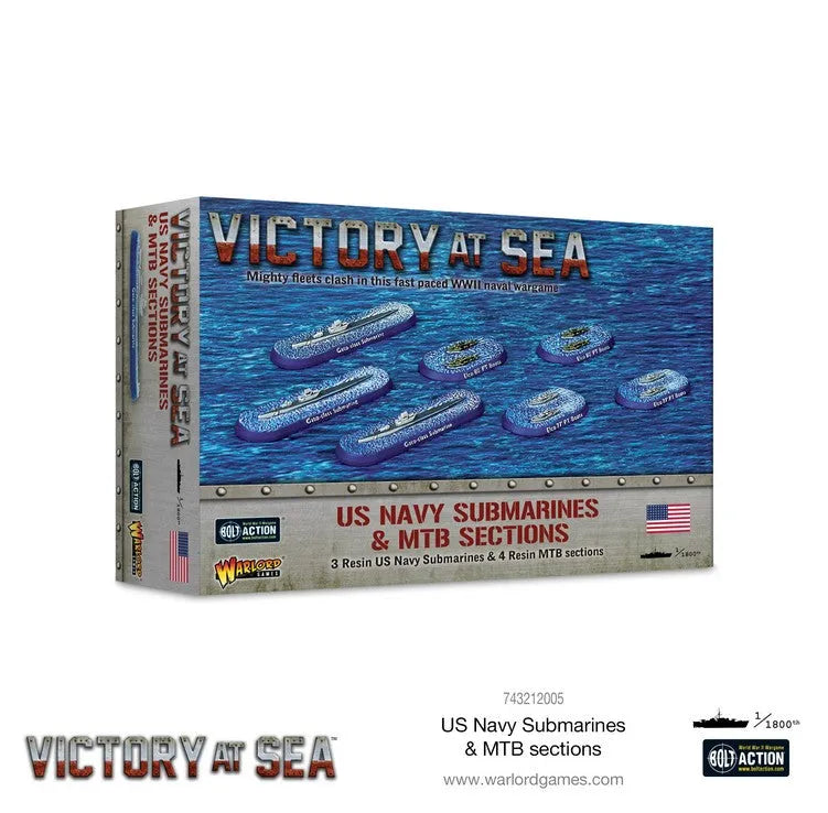 US Navy Submarines & MTB sections-Warlord Games-Radaddel