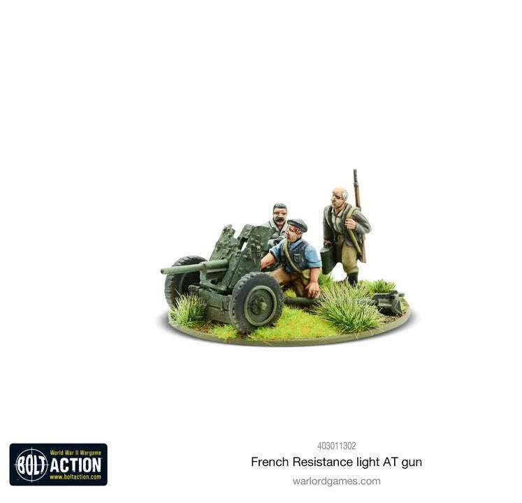 French Resistance light anti-tank gun-Warlord Games-Radaddel