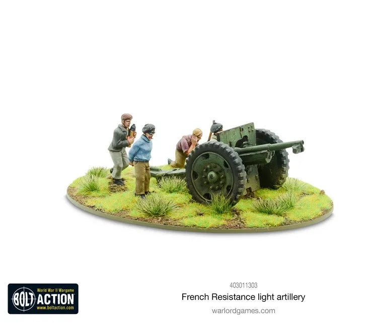French Resistance Light Artillery-Warlord Games-Radaddel