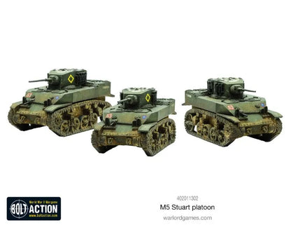 M5 Stuart Platoon-Warlord Games-Radaddel