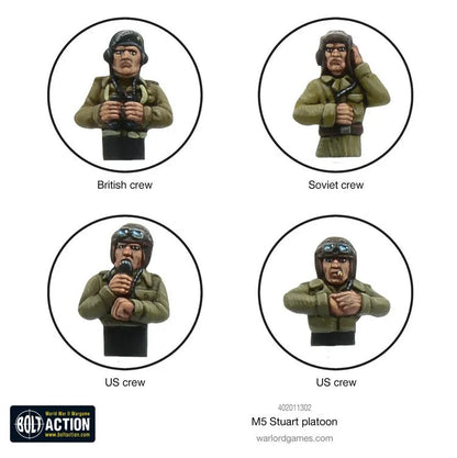M5 Stuart Platoon-Warlord Games-Radaddel