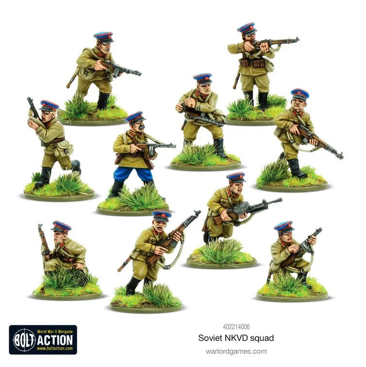 Soviet NKVD squad-Warlord Games-Radaddel