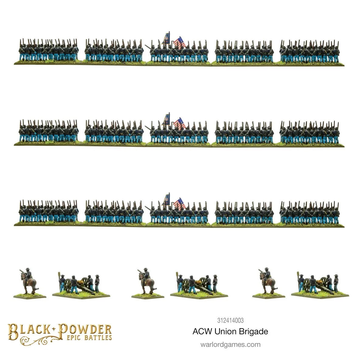 Epic Battles: ACW Union Brigade-Warlord Games-Radaddel