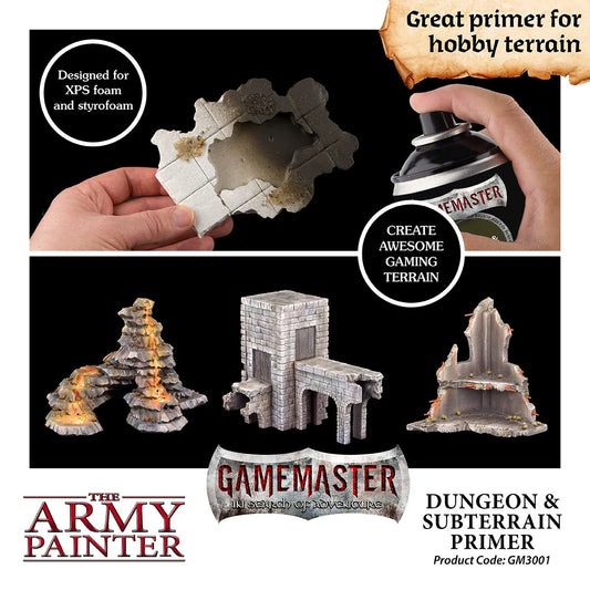 Gamemaster: Dungeon & Subterrain Terrain Primer-The Army Painter-Radaddel