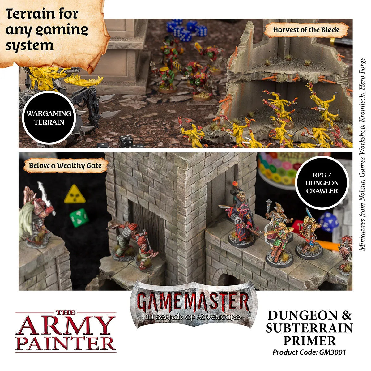 Gamemaster: Dungeon & Subterrain Terrain Primer-The Army Painter-Radaddel