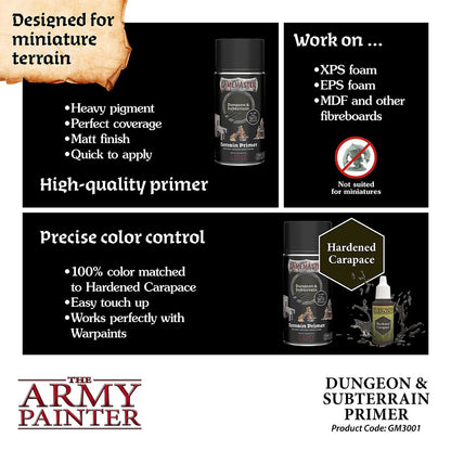 Gamemaster: Dungeon & Subterrain Terrain Primer-The Army Painter-Radaddel