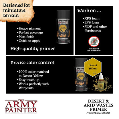 Gamemaster: Desert & Arid Wastes Terrain Primer-The Army Painter-Radaddel
