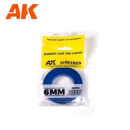 Masking Tape for Curves 6mm - 18 Meter-AK-Interactive-Radaddel
