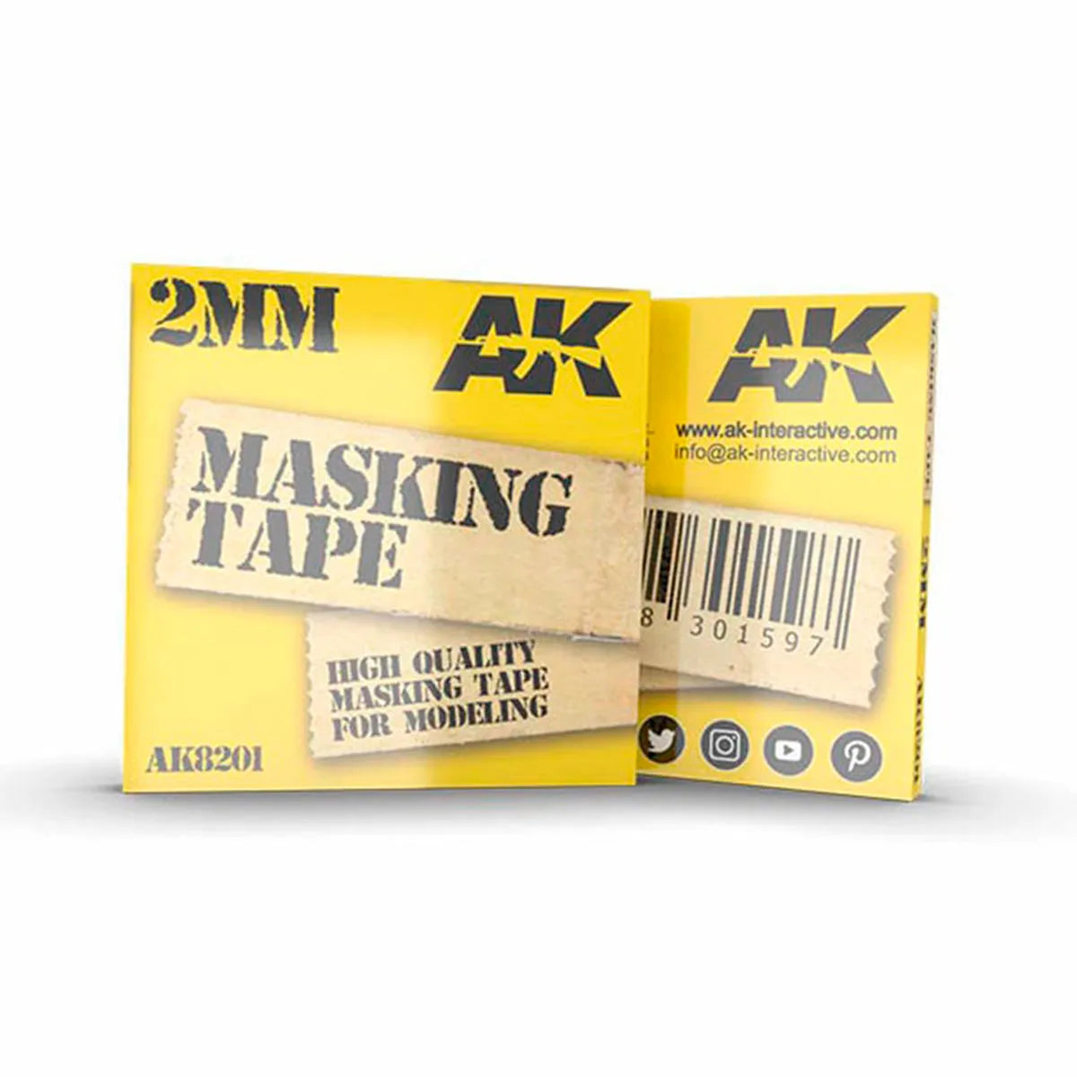 Masking Tape 2mm-AK-Interactive-Radaddel