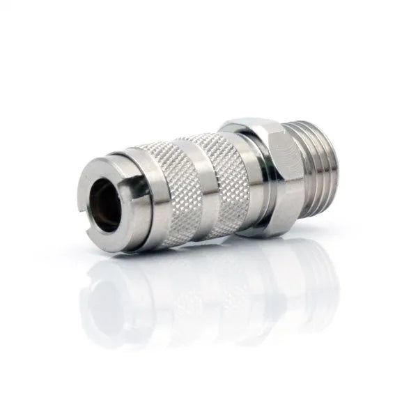 Schnellkupplung NW 2,7mm mit G1/8' Außengewinde-Harder & Steenbeck-Radaddel