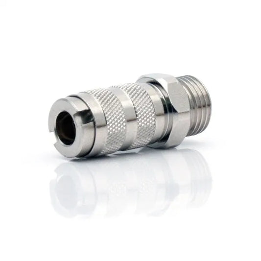 Schnellkupplung NW 2,7mm mit G1/8' Außengewinde-Harder & Steenbeck-Radaddel