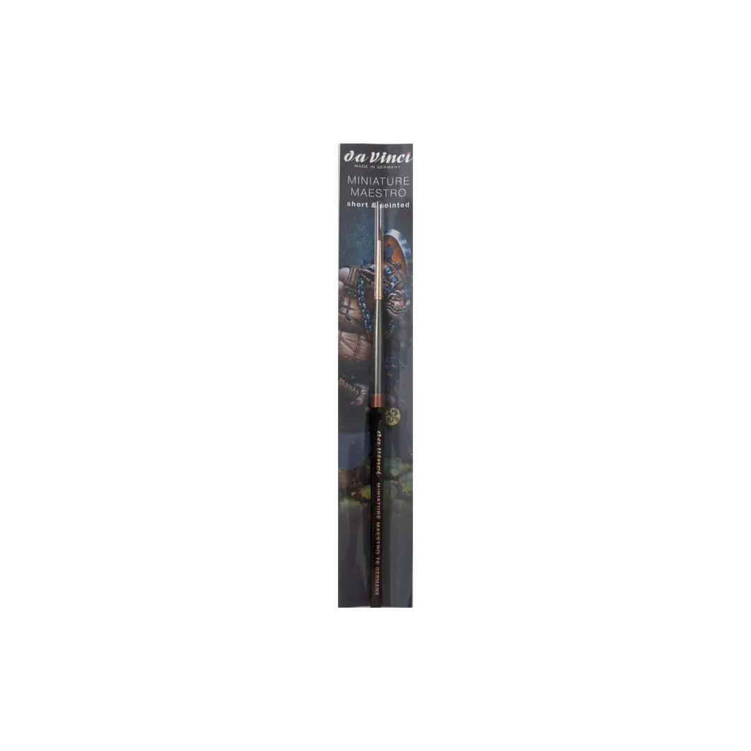 MINIATURE MAESTRO Serie 76 Rotmarder Größe 4-Da Vinci-Radaddel