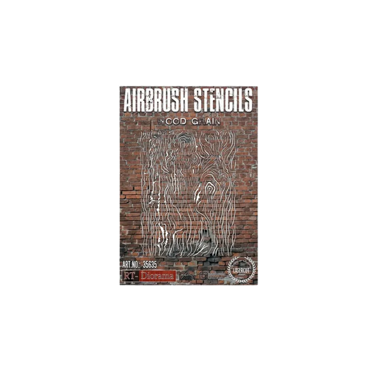 Stencil: Wood graine 1/35-AK-Interactive-Radaddel