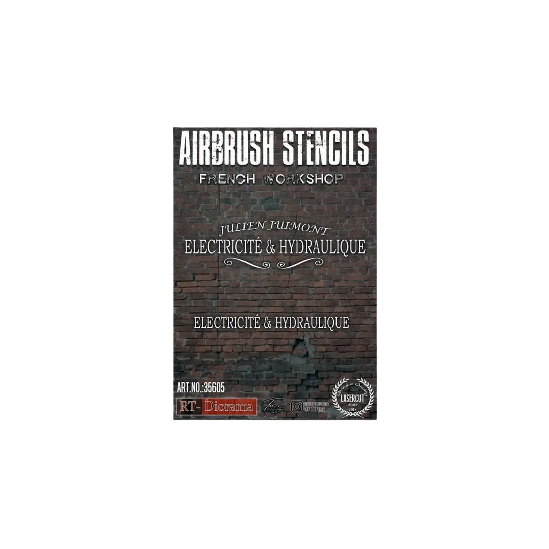 Stencil: French Workshop 1/35-AK-Interactive-Radaddel