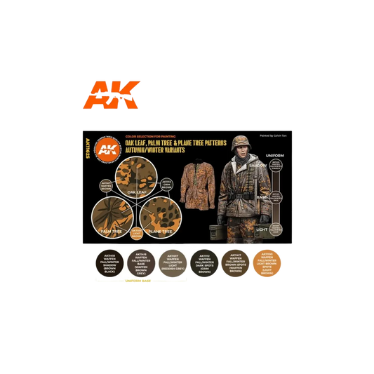 Oak Leaf, Palm Tree & Plane Tree Patters Autumn/Winter Variants-AK-Interactive-Radaddel
