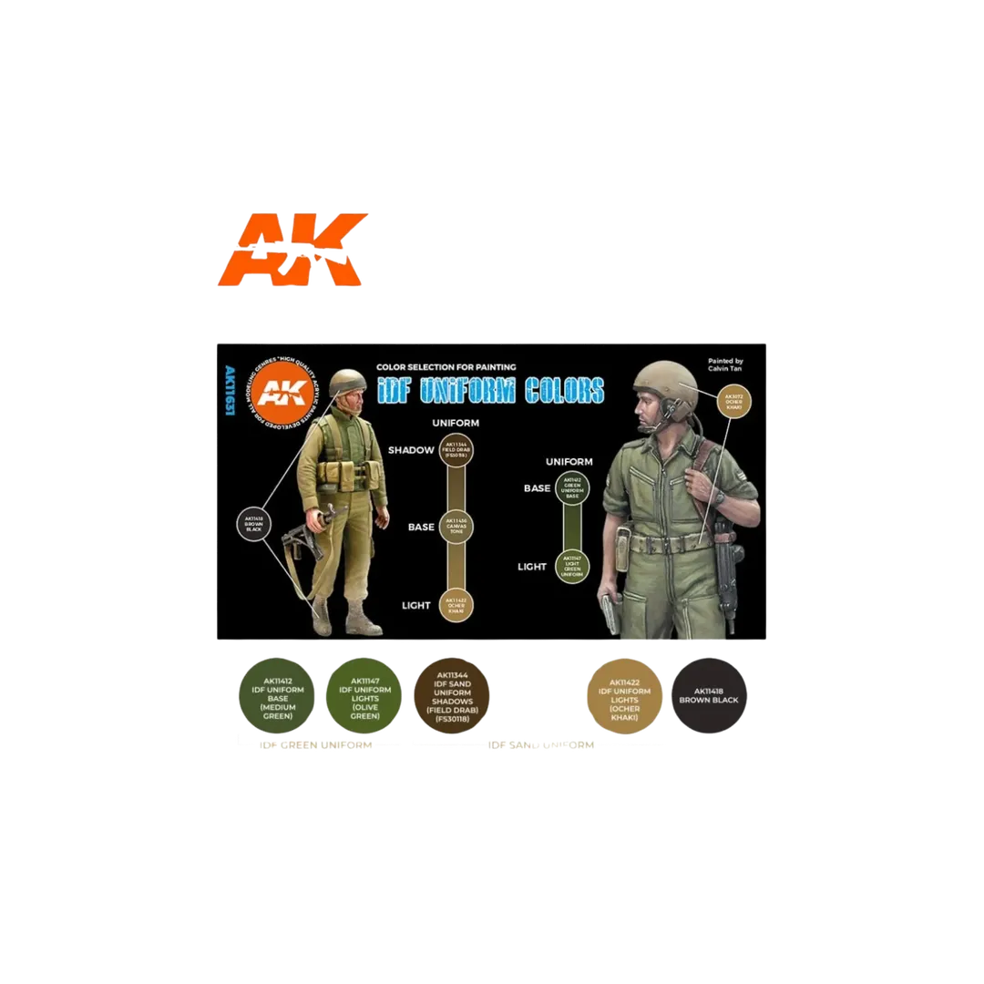 IDF Uniform Colors-AK-Interactive-Radaddel