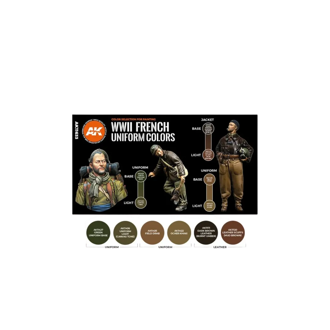 WWII French Uniform Colors-AK-Interactive-Radaddel