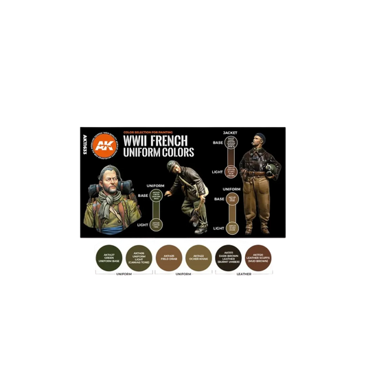 WWII French Uniform Colors-AK-Interactive-Radaddel