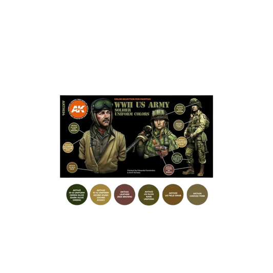 WWII US Army Soldier Uniform Colors-AK-Interactive-Radaddel
