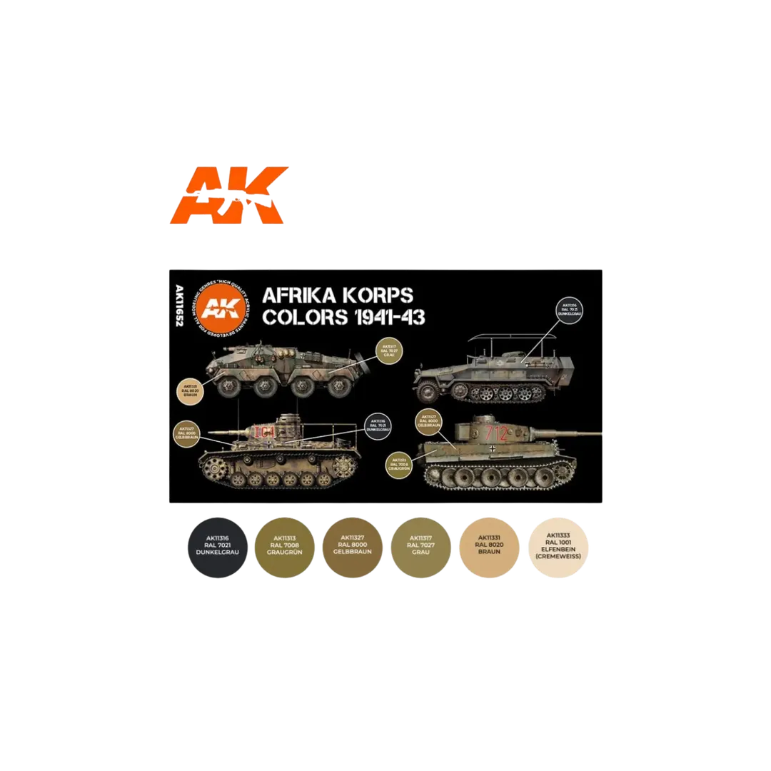 Afrika Korps Colors 1941-43-AK-Interactive-Radaddel
