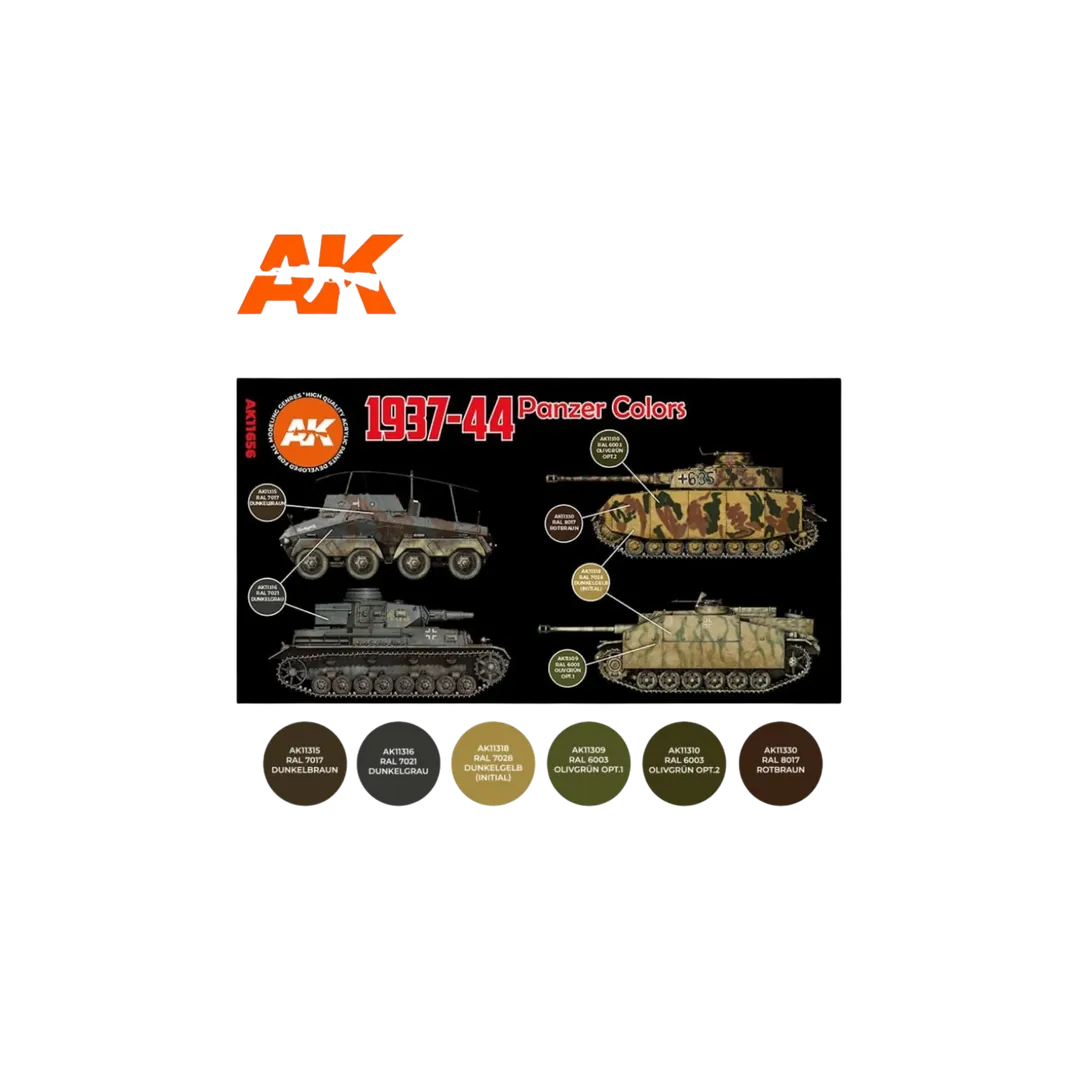 1937-44 Panzer Colors-AK-Interactive-Radaddel