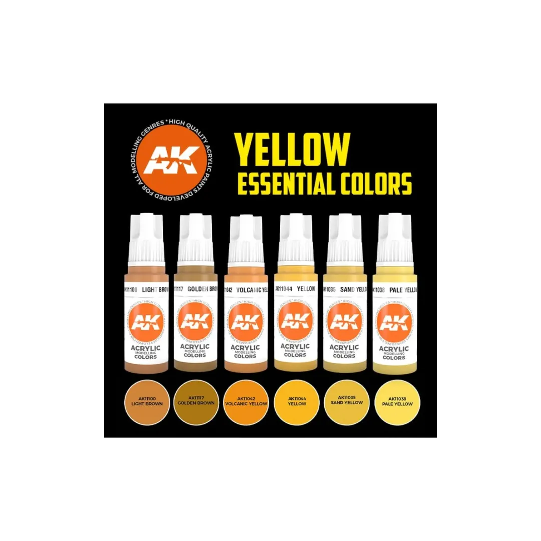 Yellow Essential Colors 3Gen Set-AK-Interactive-Radaddel