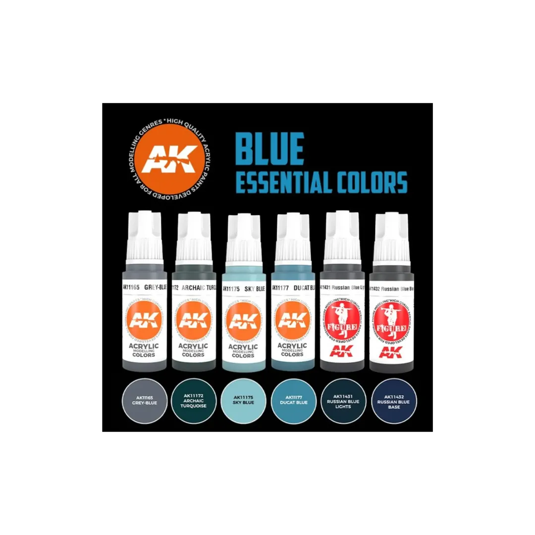 Blue Essential Colors 3Gen Set-AK-Interactive-Radaddel