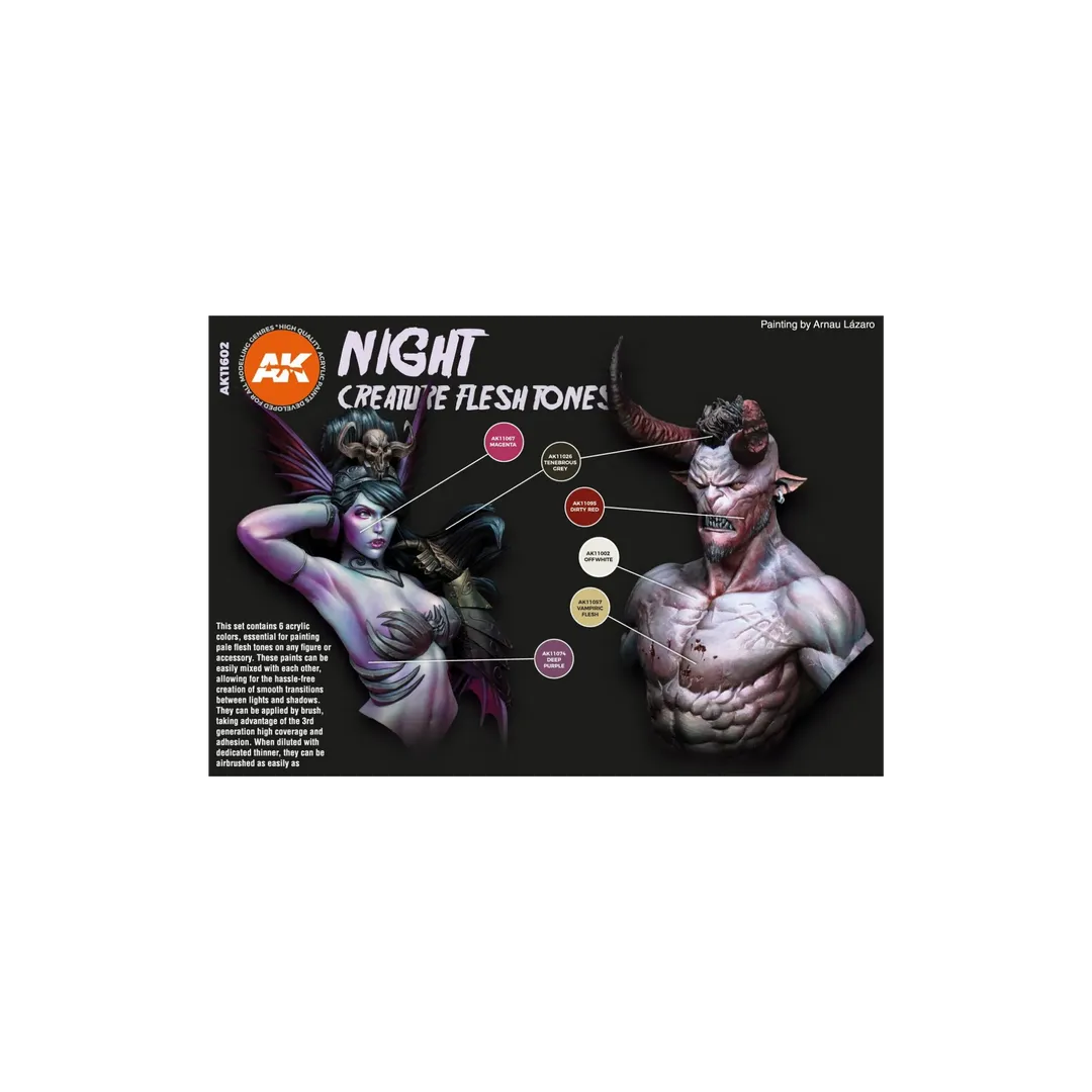 Night Creatures Flesh Tone-AK-Interactive-Radaddel