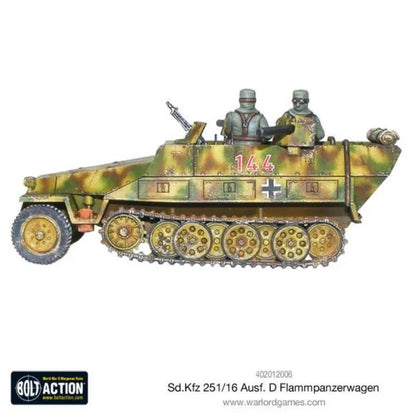 Sd.Kfz 251/16 Ausf D Flammpanzerwagen Half Track-Warlord Games-Radaddel