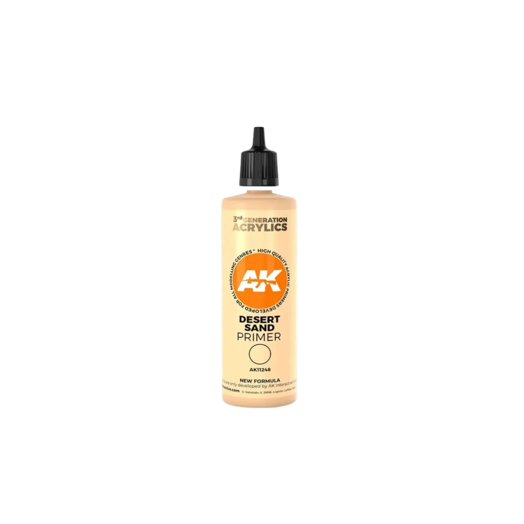 Desert Sand Surface Primer 100 ml-AK-Interactive-Radaddel