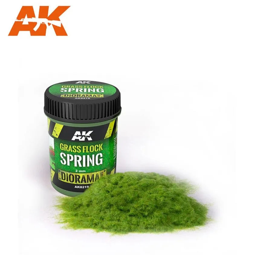 Grass Flock 2mm Spring-AK-Interactive-Radaddel