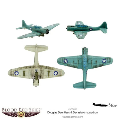 Douglas Dauntless & Devastator Squadron-Warlord Games-Radaddel