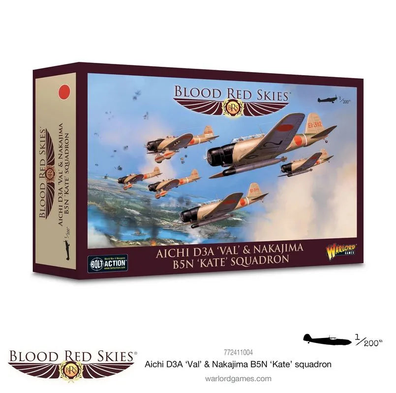 Aichi D3A Val & Nakajima B5N Kate Squadron-Warlord Games-Radaddel
