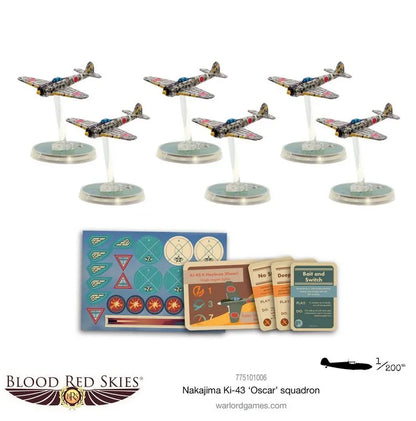 Nakajima Ki-43 II 'Oscar' Squadron-Warlord Games-Radaddel