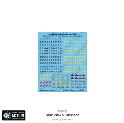 Italian Army & Blackshirts-Warlord Games-Radaddel