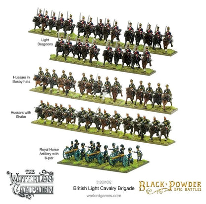 Epic Battles: Waterloo - British Light Cavalry Brigade-Warlord Games-Radaddel