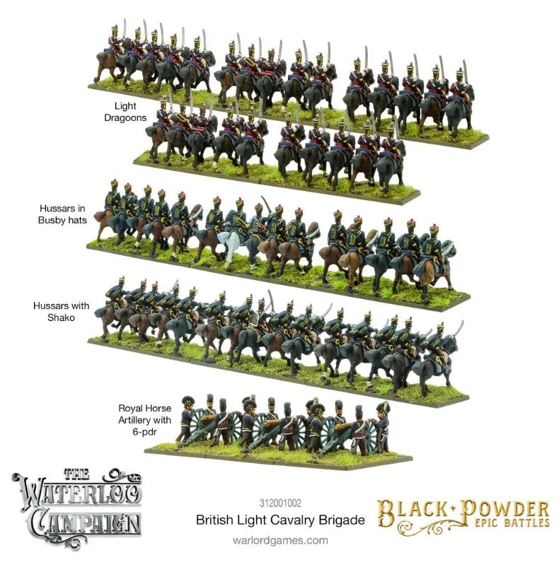 Epic Battles: Waterloo - British Light Cavalry Brigade-Warlord Games-Radaddel