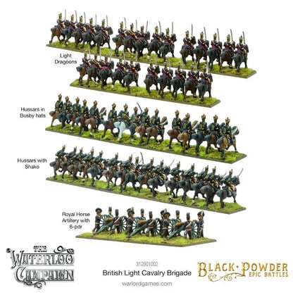 Epic Battles: Waterloo - British Light Cavalry Brigade-Warlord Games-Radaddel