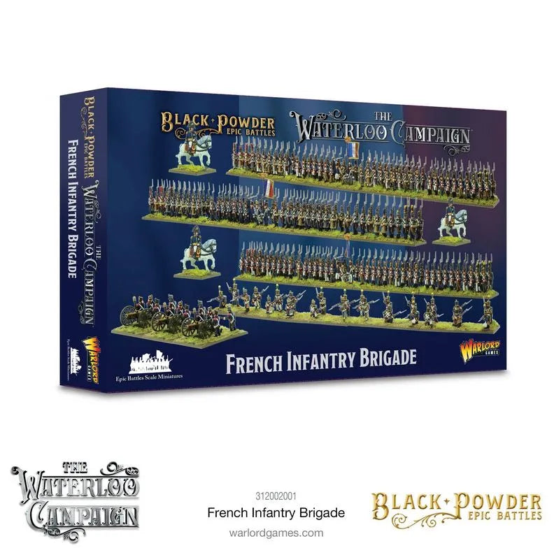Epic Battles: Waterloo - French Infantry Brigade-Warlord Games-Radaddel