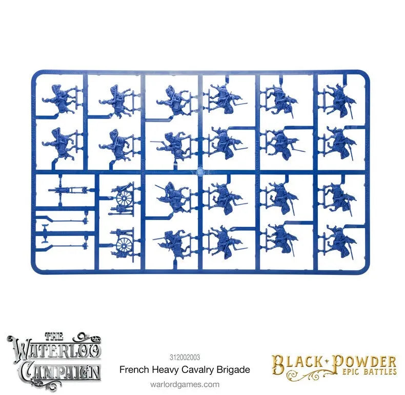 Epic Battles: Waterloo - French Heavy Cavalry Brigade-Warlord Games-Radaddel