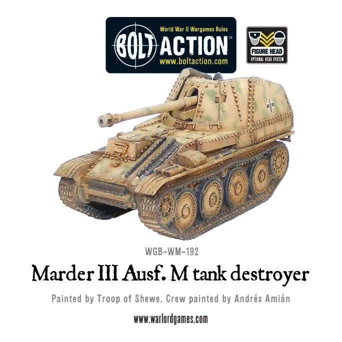 Marder III Ausf. M tank Destroyer-Warlord Games-Radaddel