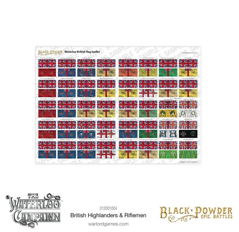 Epic Battles: British Highlanders & Riflemen-Warlord Games-Radaddel