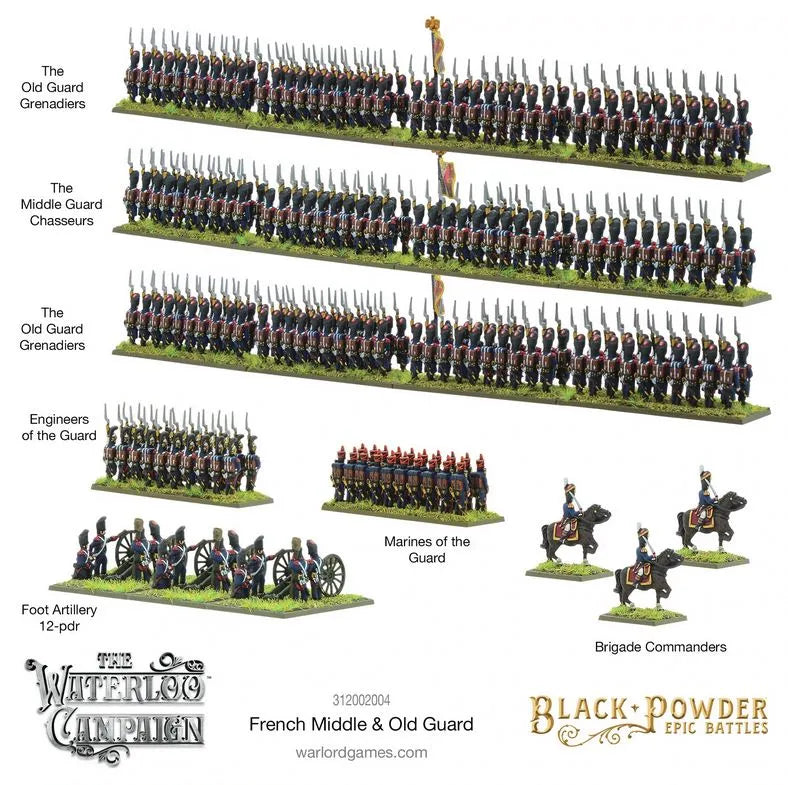 Epic Battles: French Middle & Old Guard-Warlord Games-Radaddel