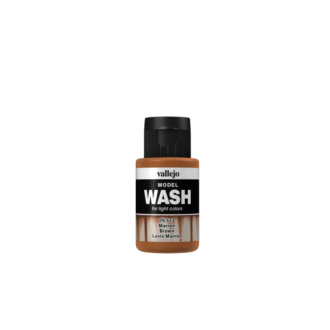 Model Color Brown Wash 513-Vallejo-Radaddel