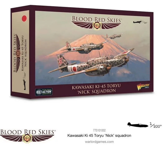 Kawasaki Ki-45 Toryu 'Nick' Squadron-Warlord Games-Radaddel