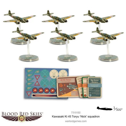 Kawasaki Ki-45 Toryu 'Nick' Squadron-Warlord Games-Radaddel